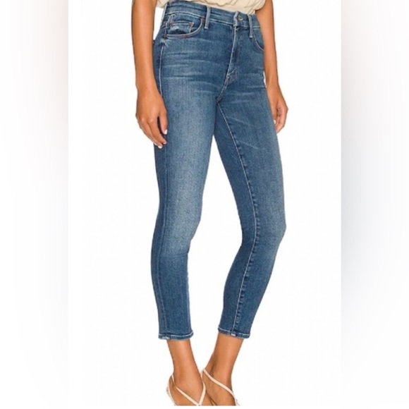 MOTHER Denim - MOTHER Blue Ankle & Cropped Skinny Jeans sz 25